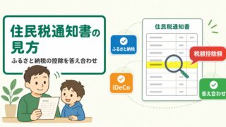 住民税通知書の見方|ふるさと納税の控除をパパが確認する5項目