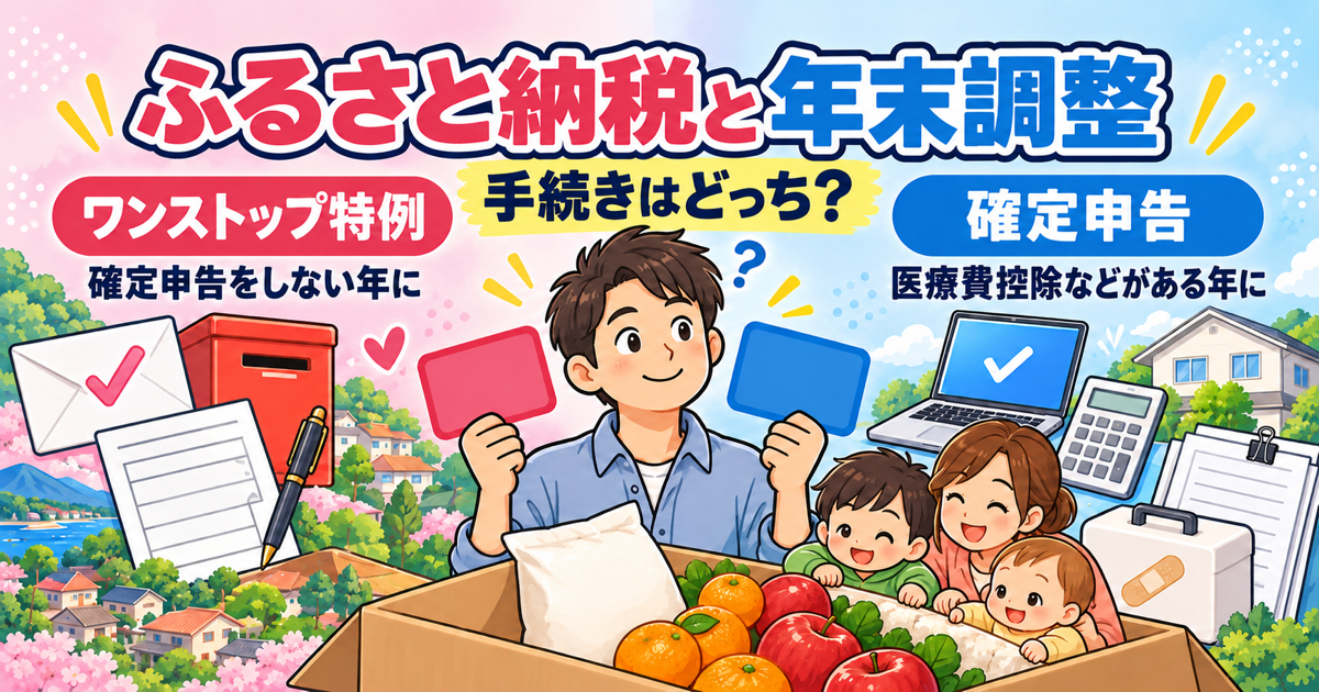 ふるさと納税と年末調整は関係ある？会社員はワンストップ特例か確定申告で手続きする